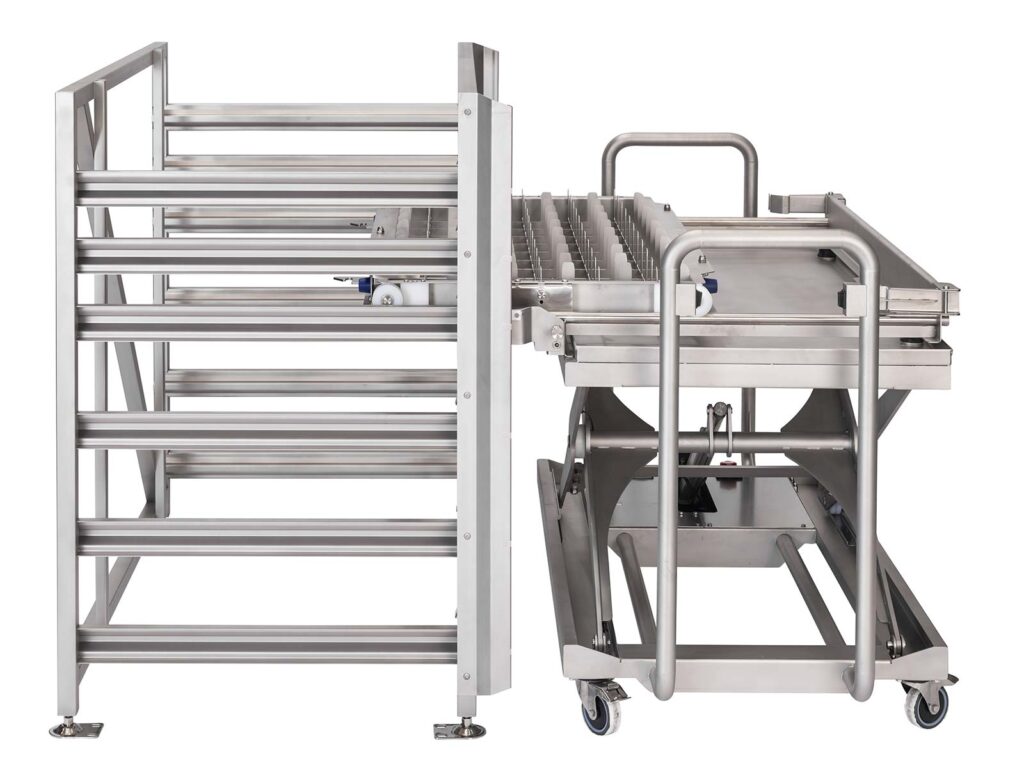 Lagerregal & Beschickungswagen Zubehör Auftaugerät | Maschinen- & Anlagenbau | Plötzeneder GmbH – Spezialisten für Pharma- und Medizintechnik, 6065 Thaur/Austria